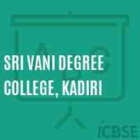 Sri Vani Degree College
